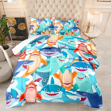 Animals Sharks Marine Creatures Feather Silk Cotton Are Ordered One By One