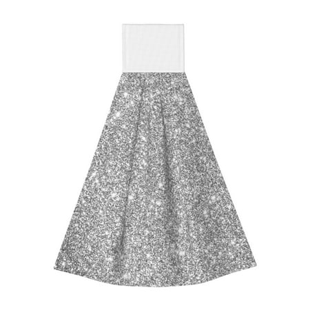 Zufioo GlitterSilver Print Coral Fleece Velcro Hand Towel Hangable Absorbent Hand Towel Suitable for Kitchen Bathroom Household Items
Zufioo GlitterSilver Print Coral Fleece Velcro Hand Towel Hangable Absorbent Hand Towel Suitable for Kitchen Bathroom Household Items
