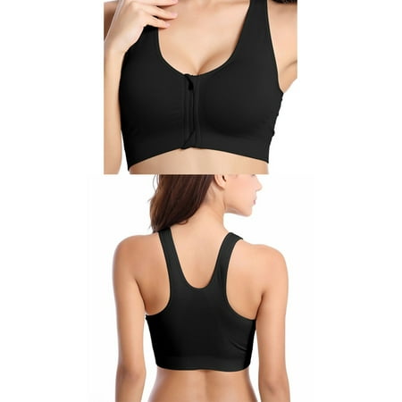 Women s Front Zipper Sports Bra Yoga Running Fitness Breathable Seamless Wirefree Padded Push Up Underwear Tops Large Size
Women s Front Zipper Sports Bra Yoga Running Fitness Breathable Seamless Wirefree Padded Push Up Underwear Tops Large Size