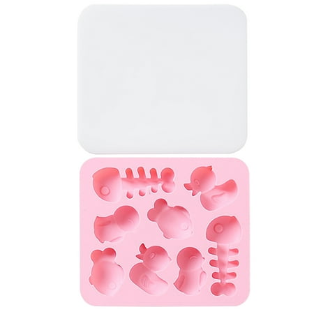 Baking Pans Set Baking Supplies Cartoon Silicone Ice Tray with Lid Chocolate Candy Ice Mold
Baking Pans Set Baking Supplies Cartoon Silicone Ice Tray with Lid Chocolate Candy Ice Mold