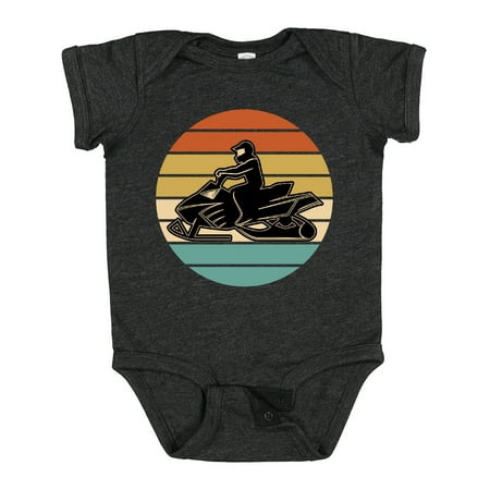 Inktastic Snowmobile Retro Sunset Gift Baby Boy or Baby Girl Bodysuit