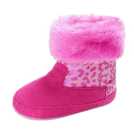 

Infant Boots Winter Baby Girl Shoes Soft Sole Anti-Slip Toddler Snow Warm Prewalker Newborn Boots