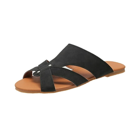 Summer Savings Clearance! PEZHADA Womens Sandals Slippers for Women New Summer Flats Casual Versatile Beach Sandals Open Toe Slippers Black
Summer Savings Clearance! PEZHADA Womens Sandals Slippers for Women New Summer Flats Casual Versatile Beach Sandals Open Toe Slippers Black