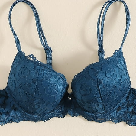 Lace Mesh Hollow Everyday Bra Comfort & Mature Double Strap Thick Cup Push Up Intimates Bra Women‘s Lingerie & Underwear
Lace Mesh Hollow Everyday Bra Comfort & Mature Double Strap Thick Cup Push Up Intimates Bra Women‘s Lingerie & Underwear