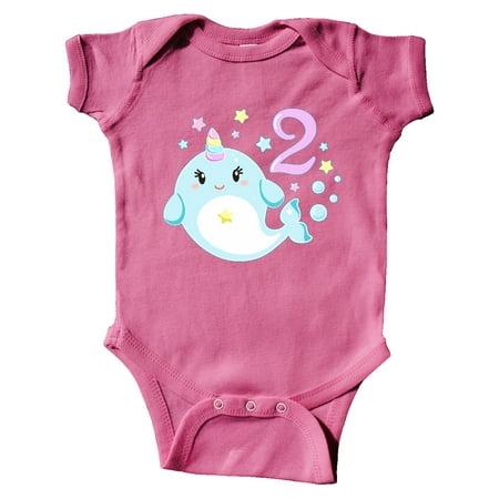 Inktastic Happy 2nd Birthday with Cute Narwhal Stars and Bubbles Gift Baby Boy or Baby Girl Bodysuit
Inktastic Happy 2nd Birthday with Cute Narwhal Stars and Bubbles Gift Baby Boy or Baby Girl Bodysuit