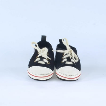 Pre-owned Valen Sina Unisex Black Sneakers size: 0-12 Months