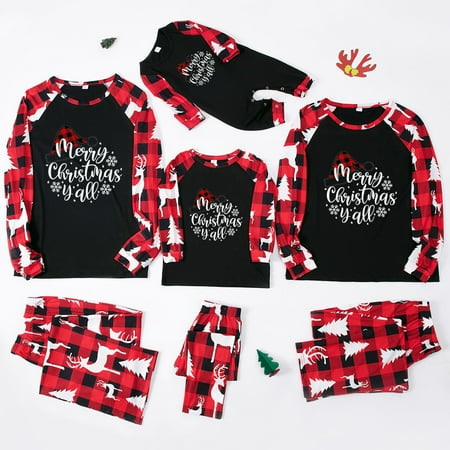 Family Christmas Pajamas Xmas Pjs Matching Sets Deer Printed Long Sleeve Tee and Plaid Pants Loungewear
Family Christmas Pajamas Xmas Pjs Matching Sets Deer Printed Long Sleeve Tee and Plaid Pants Loungewear