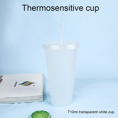 Color Changing Cups Reusable Tumblers with Lids and Straw Iced Cups for Adults Kids
Color Changing Cups Reusable Tumblers with Lids and Straw Iced Cups for Adults Kids