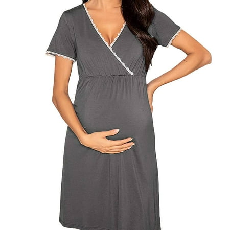 Uerlsty Maternity Pregnant Nursing Dress Womens Lace Nightgown Breastfeeding Dresses
Uerlsty Maternity Pregnant Nursing Dress Womens Lace Nightgown Breastfeeding Dresses