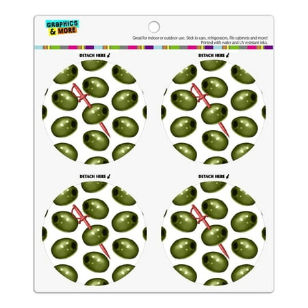 Martini Green Olive Pattern Refrigerator Fridge Locker Vinyl Circle Magnet Set 
Martini Green Olive Pattern Refrigerator Fridge Locker Vinyl Circle Magnet Set