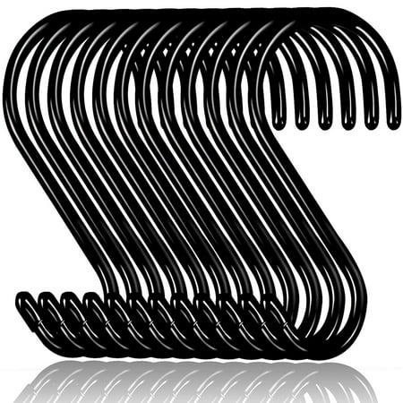 12 Pack 6 Inch Large Heavy Duty S Hooks for Hanging Non Slip Rubber Coated S Hooks Steel Metal Hooks for Hanging
12 Pack 6 Inch Large Heavy Duty S Hooks for Hanging Non Slip Rubber Coated S Hooks Steel Metal Hooks for Hanging