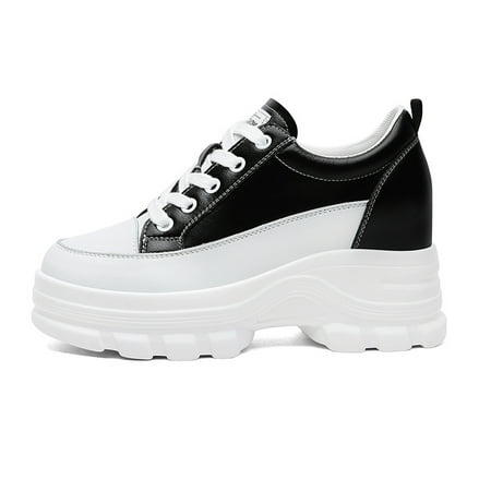 Women‘s Platform Round Toe Sneakers Casual Lace-up Non-slip Sports Shoes Low Top Sneakers
Women‘s Platform Round Toe Sneakers Casual Lace-up Non-slip Sports Shoes Low Top Sneakers