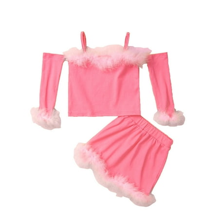 TAIAOJING Toddler Baby Girls Outfits Girls Cildren s Suit Western Style Girl Christmas Sweet Girl s Furred Halter Tops Skirt Outfits Fall Outfits 2-3 Years
TAIAOJING Toddler Baby Girls Outfits Girls Cildren s Suit Western Style Girl Christmas Sweet Girl s Furred Halter Tops Skirt Outfits Fall Outfits 2-3 Years