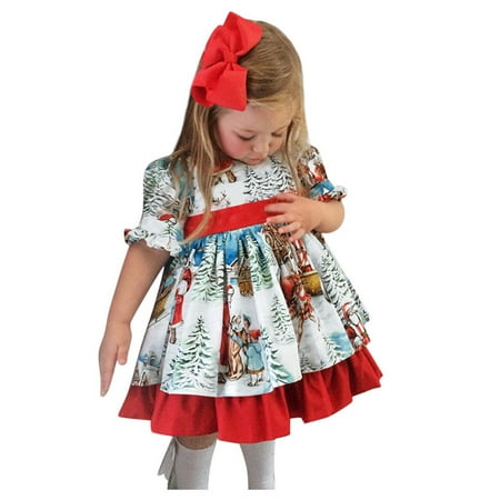 LNMQLPDBS Toddler Baby Girls Christmas Xmas Party Lace Santa Cartoon Printed Princess Dress Tutu Bodysuit Xmas Outfit Headband
LNMQLPDBS Toddler Baby Girls Christmas Xmas Party Lace Santa Cartoon Printed Princess Dress Tutu Bodysuit Xmas Outfit Headband