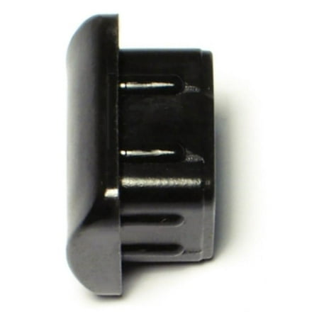 7/8 Black Plastic Square Inside Tips FTIP-117 (5 pcs.)