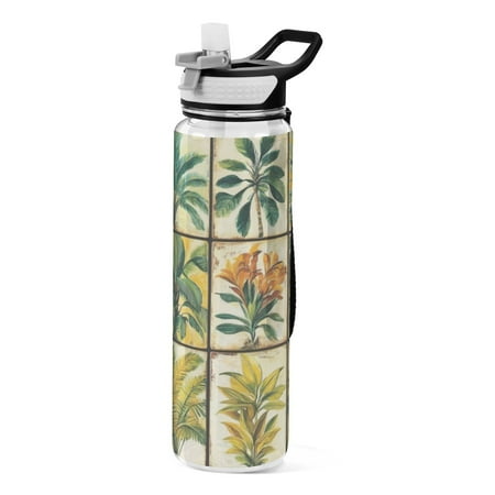 Sports Water Bottle 1000ML Tritan Food Grade Clear Water Bottle Fitness Outdoor Sports Bike Green Palm Tree
Sports Water Bottle 1000ML Tritan Food Grade Clear Water Bottle Fitness Outdoor Sports Bike Green Palm Tree