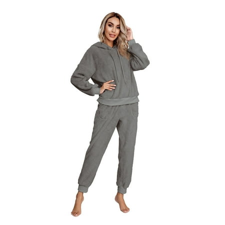 Women s Pajama Set Fashion Hooded Pullover and Pjs Pants 2PC Suit Long Sleeve Hoodies Sleepwear Loungewear Outfits
Women s Pajama Set Fashion Hooded Pullover and Pjs Pants 2PC Suit Long Sleeve Hoodies Sleepwear Loungewear Outfits