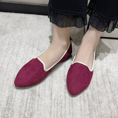 Kayannuo Womens Shoes Clearance Fall Shoes for Women Women s Large Size Solid Color Suede Shallow Mouth Casual Slip-on Flat Shoes
Kayannuo Womens Shoes Clearance Fall Shoes for Women Women s Large Size Solid Color Suede Shallow Mouth Casual Slip-on Flat Shoes