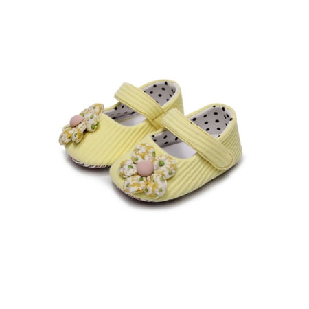 Tenmix Newborn Dress Shoes Prewalker Flats Soft Sole Mary Jane First Walker Princess Shoe Infant Comfortable Lightweight Yellow 4.5C
Tenmix Newborn Dress Shoes Prewalker Flats Soft Sole Mary Jane First Walker Princess Shoe Infant Comfortable Lightweight Yellow 4.5C