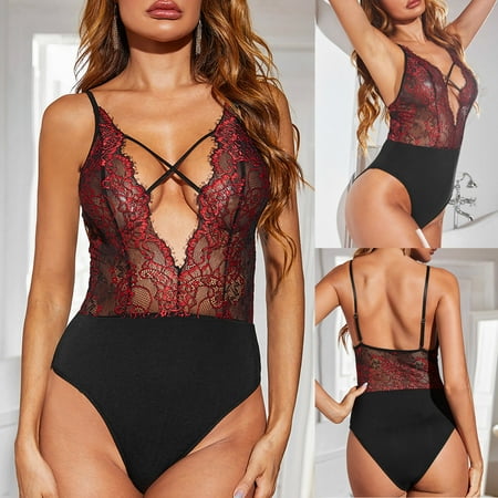 Women V Neck SexyBabydoll Lingerie Lace Backless Lanyard Underwear Conjoined Tight Lace Underwear
Women V Neck SexyBabydoll Lingerie Lace Backless Lanyard Underwear Conjoined Tight Lace Underwear