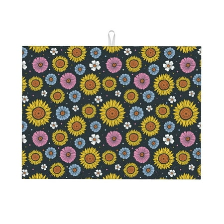 Ocsxa Colorful Sunflowers Dish Drying Mat for Kitchen Counter Coffee Bar Coffee Station Accessories Absorbent Coffee Mat Kitchen Drying Mat Easy Clean 18x24 Inch
Ocsxa Colorful Sunflowers Dish Drying Mat for Kitchen Counter Coffee Bar Coffee Station Accessories Absorbent Coffee Mat Kitchen Drying Mat Easy Clean 18x24 Inch