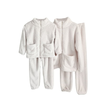 Liacowi 2Pcs Mommy and Me Pajamas Set Fleece Zip Long Sleeve Tops + Loose Pants Sleepwear for Women&Boys&Girls
Liacowi 2Pcs Mommy and Me Pajamas Set Fleece Zip Long Sleeve Tops + Loose Pants Sleepwear for Women&Boys&Girls