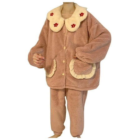 XIUH Sleepwear For Women Women s Loose Pockets Hairy Wearing Home Clothes And Pajama Suit Women s Sleepwear Pink One Size
XIUH Sleepwear For Women Women s Loose Pockets Hairy Wearing Home Clothes And Pajama Suit Women s Sleepwear Pink One Size