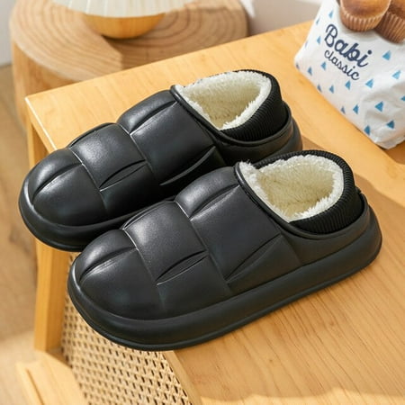 CoCopeanut Women Slippers Warm Plush Home Shoes Waterproof Eva Upper Platform Full Wrap Cotton Shoes Couple Warm Indoor Snow Boots Shoes
CoCopeanut Women Slippers Warm Plush Home Shoes Waterproof Eva Upper Platform Full Wrap Cotton Shoes Couple Warm Indoor Snow Boots Shoes