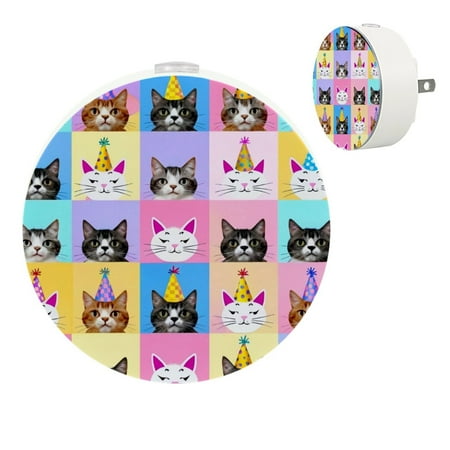 YZUOUZY Night Lights Plug into Wall Nightlight Bedside Lamps Set of 2 Cartoon Cats Birthday Caps
YZUOUZY Night Lights Plug into Wall Nightlight Bedside Lamps Set of 2 Cartoon Cats Birthday Caps