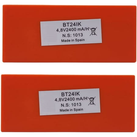 (2 Pcs) BT24IK Battery Replacement IKUS BT20K BT24IK 4.8V 2400mAh Battery for Lifting Equipment Remote Control Rechargeable Battery
(2 Pcs) BT24IK Battery Replacement IKUS BT20K BT24IK 4.8V 2400mAh Battery for Lifting Equipment Remote Control Rechargeable Battery