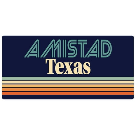 Amistad Texas 5 x 2.5-Inch Fridge Magnet Retro Design
