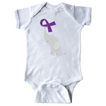 Inktastic Purple Awareness Ribbon Elephant Gift Baby Boy or Baby Girl Bodysuit
Inktastic Purple Awareness Ribbon Elephant Gift Baby Boy or Baby Girl Bodysuit