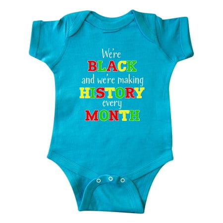 Inktastic We re Black and We re Making History Every Month Gift Baby Boy or Baby Girl Bodysuit
Inktastic We re Black and We re Making History Every Month Gift Baby Boy or Baby Girl Bodysuit