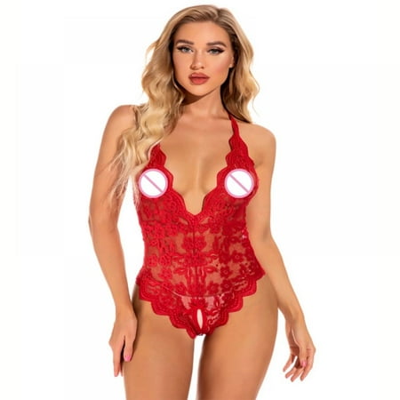 Linen Purity Women Snap Crotch Lingerie Sexy Lace Bodysuit Deep V Teddy One Piece Babydoll Sleepwear
Linen Purity Women Snap Crotch Lingerie Sexy Lace Bodysuit Deep V Teddy One Piece Babydoll Sleepwear
