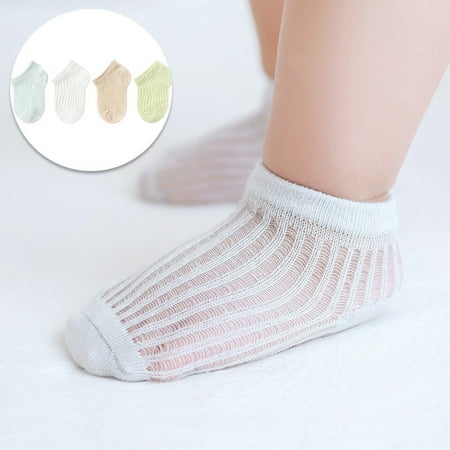 Kaesi 3 Pairs Baby Short Socks Solid Color Skin Friendly Good Elasticity Baby Mesh Ankle Socks for Summer
Kaesi 3 Pairs Baby Short Socks Solid Color Skin Friendly Good Elasticity Baby Mesh Ankle Socks for Summer