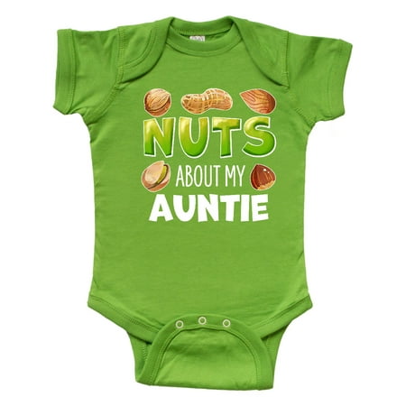 Inktastic Nuts About My Auntie Peanut Almond Pistachio Gift Baby Boy or Baby Girl Bodysuit
Inktastic Nuts About My Auntie Peanut Almond Pistachio Gift Baby Boy or Baby Girl Bodysuit