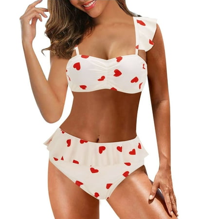 High Waisted Swimsuit Womens High Waisted Bikini Sets Ruffle Swimsuits Two Piece High Cut Bikini High Leg V Neck Bathing Suits
High Waisted Swimsuit Womens High Waisted Bikini Sets Ruffle Swimsuits Two Piece High Cut Bikini High Leg V Neck Bathing Suits
