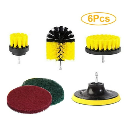 UNTIOR Drill Brush Attachment Set Power Scrubber Tool Car Polisher Bathroom Cleaning Kit Kitchen Cleaning Brush Accessories
UNTIOR Drill Brush Attachment Set Power Scrubber Tool Car Polisher Bathroom Cleaning Kit Kitchen Cleaning Brush Accessories