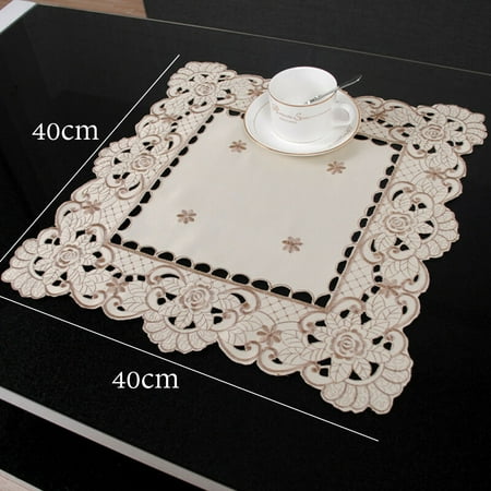 GDHOME White Embroidered Lace Table Cloth Floral Tablecloth Wedding Party Satin Fabric
GDHOME White Embroidered Lace Table Cloth Floral Tablecloth Wedding Party Satin Fabric