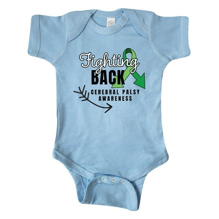 Inktastic Fighting Back Cerebral Palsy Awareness Gift Baby Boy or Baby Girl Bodysuit