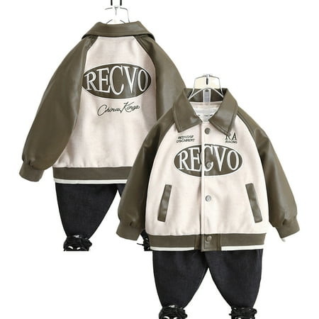 WOLLED kids Boys Fashion leather jacket 1-12Y Toddler Zipper Jacket baby leather jacket coat
WOLLED kids Boys Fashion leather jacket 1-12Y Toddler Zipper Jacket baby leather jacket coat