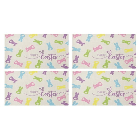 JPGIF Big Deals Easter Cotton And Linen Placemats Light Dining Table Fabric Insulated Table Mats Rabbit Printed Placemats Easter Decorations
JPGIF Big Deals Easter Cotton And Linen Placemats Light Dining Table Fabric Insulated Table Mats Rabbit Printed Placemats Easter Decorations