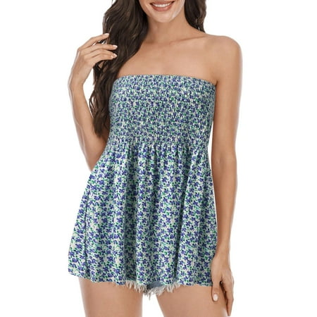 nsendm Trashier Shirts Womens Bandeau Top Strapless Sleeveless Bandeau Pleated Corset Crop Long Sleeve Shirts Shirt Blue XX-Large
nsendm Trashier Shirts Womens Bandeau Top Strapless Sleeveless Bandeau Pleated Corset Crop Long Sleeve Shirts Shirt Blue XX-Large