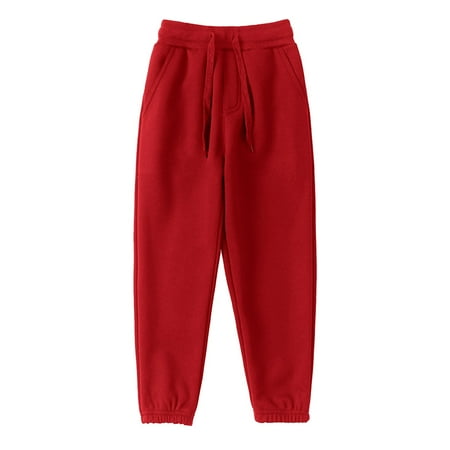 BAYAIXZ Toddler Boys Sweatpants Girls Long Joggers Pants with Pocket Autumn Winter Drawstring Sweatpants Children s Casual Sport Pants (Red1 140)
BAYAIXZ Toddler Boys Sweatpants Girls Long Joggers Pants with Pocket Autumn Winter Drawstring Sweatpants Children s Casual Sport Pants (Red1 140)