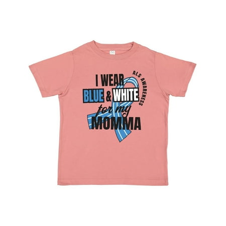 Inktastic I Wear Blue and White For My Momma ALS Awareness Gift Toddler Boy or Toddler Girl T-Shirt
Inktastic I Wear Blue and White For My Momma ALS Awareness Gift Toddler Boy or Toddler Girl T-Shirt