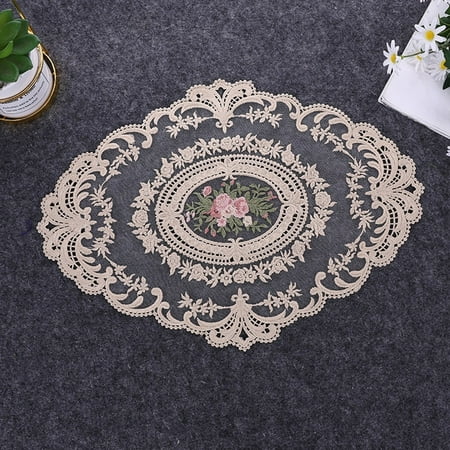 Dining Table Embroidery Craft Placemat European Style Lace Table Cloth Pads
Dining Table Embroidery Craft Placemat European Style Lace Table Cloth Pads