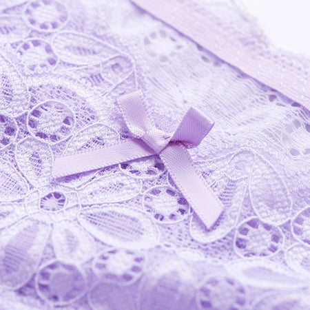 Aayomet Women Panties Lace Underwear For Women Panties No Show Sexy High Cut Low Rise Womens Bikini Underwear Purple L
Aayomet Women Panties Lace Underwear For Women Panties No Show Sexy High Cut Low Rise Womens Bikini Underwear Purple L