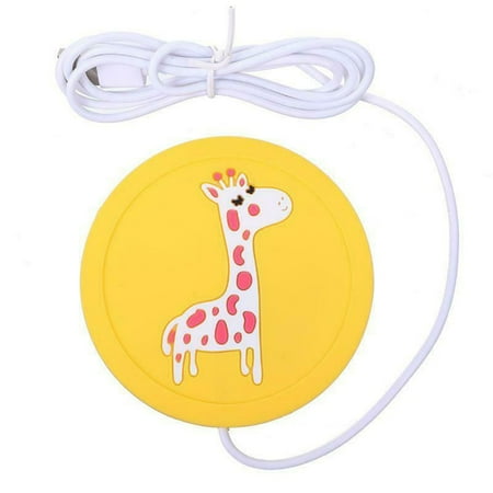 USB Power Suply Tea Coffee Cup Mug Warmer Heating Cup Mat Pad Coasters for Office New.