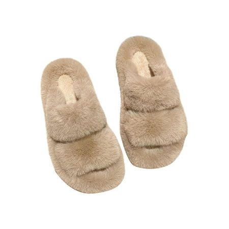 Woobling Ladies Casual Open Toe Plush Slide Bedroom Non-slip Winter Warm Fluffy Slides Indoor Flat House Slipper
Woobling Ladies Casual Open Toe Plush Slide Bedroom Non-slip Winter Warm Fluffy Slides Indoor Flat House Slipper