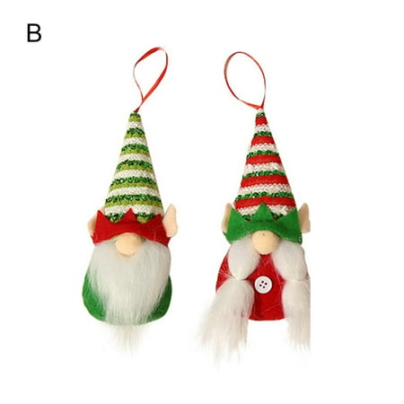 Pnellth 2Pcs/Set Gnomes Pendant Easy to Carry Long Hat Small Size Plush Long Hat Forest Doll Pendant for Christmas Tree
Pnellth 2Pcs/Set Gnomes Pendant Easy to Carry Long Hat Small Size Plush Long Hat Forest Doll Pendant for Christmas Tree